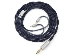 RHYMING DUST 4.4mmバランス(5極)⇔2ピン [ブルー 1.2m]