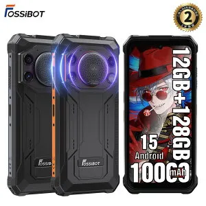【クーポン利用で23,900円＆限定P5倍！】FOSSiBOT F110L SIMフリー スマホ 本体 Android 15 スマホ 12GB RAM+128GB ROM 2TB拡張可能 10000mAhの大容量バッテリー タフネススマホ 防水防塵耐衝撃 6.745インチ 大画