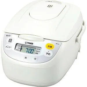 タイガー マイコン炊飯ジャー(5.5合) ホワイト JBH-G101W 炊飯器 炊飯ジャー シンプル おしゃれ キッチン 家電 新生活