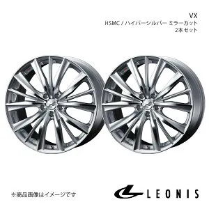 LEONIS/VX RC 10系 ホイール 2本セット 0033279×2【18×8.0J 5-114.3 INSET42 HSMC】