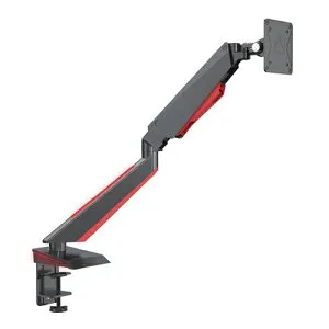 ジャパンネクスト [JN-ARM-GE22V] シングルモニターアーム ガス式液晶ディスプレイアーム クランプ対応 LED 15-34インチ対応 耐荷重8kg 3軸 垂直 水平 多関節