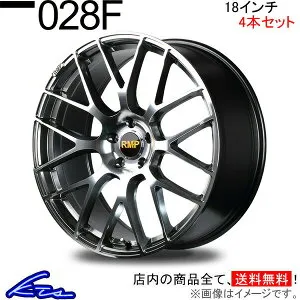 ヴェゼル RV系 アルミホイール MID RMP 028F【18×7J 5-114 INSET55】マルカサービス 18インチ 5穴 114.3 +55 インセット55 VEZEL ベゼル 車用ホイール 1本 4本セット 1台分 一台分 1枚 4枚【店頭受取対応商品