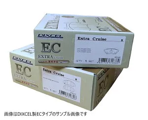 ブレーキパッド DIXCEL(ディクセル) ECタイプ 前後セット スバル インプレッサ(GH/GR/GV) GRF GVF tS (Brembo) 品番：EC-361077,EC-325499