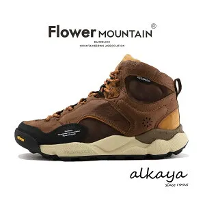 【返品交換送料無料】Flower MOUNTAIN フラワー マウンテン BACK COUNTRY HI バックカントリー ハイ SHURINK BROWN シュリンクブラウン WATERPROOF ウォータープルーフ スムースレザー 靴 完全防水 シューズ