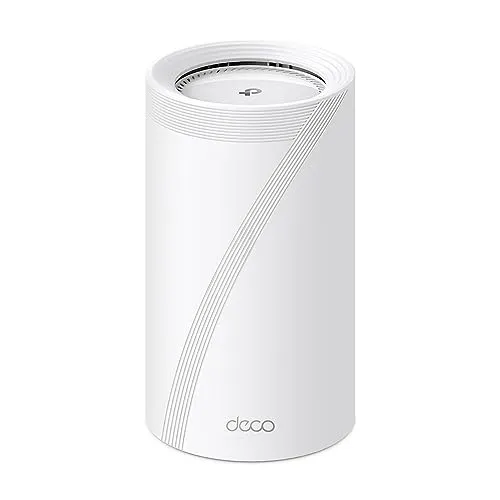 TP-Link WiFi 無線LAN メッシュWi-Fi wifi 7 11be 10Gbpsイーサネットポート 5760Mbps(6GHz) + 5760Mbps(5GHz)+ 1376Mbps(2.4GHz) Deco BE85 1-pack