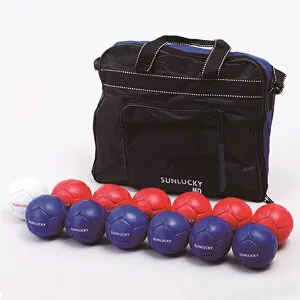 レクリエーション用ボッチャ サンラッキー ボッチャゲーム用ボールセットII SRP-540【パラリンピック 正式種目 ニュースポーツ】