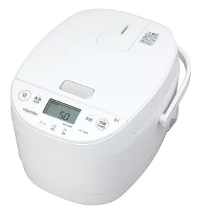 TOSHIBA(東芝) 炊飯器 5.5合 RC-10HR(W) ホワイト IH rice cooker 保温白米24時間 おかゆ 炊込み 玄米 温泉卵 お手入れ簡単 新生活