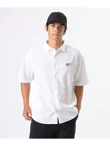 【SALE／30%OFF】ORANGE LABEL / ワイド 切り替え ポロ襟シャツ【DRY・UV】 BEAMS GOLF ORANGE LABEL ビームス ゴルフ トップス ポロシャツ グリーン ホワイト ネイビー【RBA_E】【送料無料】[Rakuten Fashion]