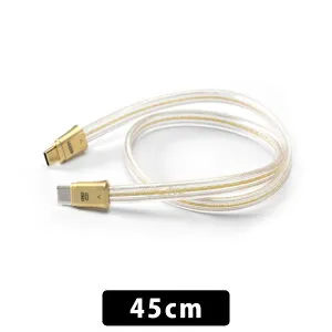 【4/25限定★抽選で最大100%ポイントバック！(要エントリー)】ddHiFi TC19CC Gold 45cm USBケーブル Type-C USB-C スムーズ 快適 抜き差し オーディオケーブル オーディオデコード機器 大型機器 据え置き