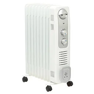 【DBK オイルヒーター DRC1009WS】送料無料・暖房機 オイルヒーター 簡単操作 キャスター付き 静か ディービーケー シンプル