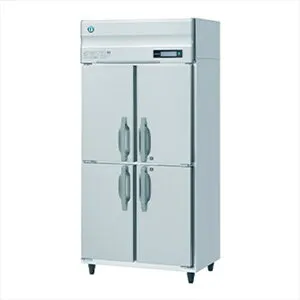 業務用タテ型冷凍冷蔵庫 ホシザキ Bシリーズ HRF-90BFT 2室冷凍 冷蔵272L／冷凍272L 自然冷媒仕様 内装ステンレス インバーター制御 単相100V