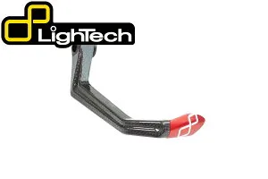 【国内在庫】 LighTech - C-TECH 艶あり カーボン ブレーキレバー プロテクター 132mm レバー