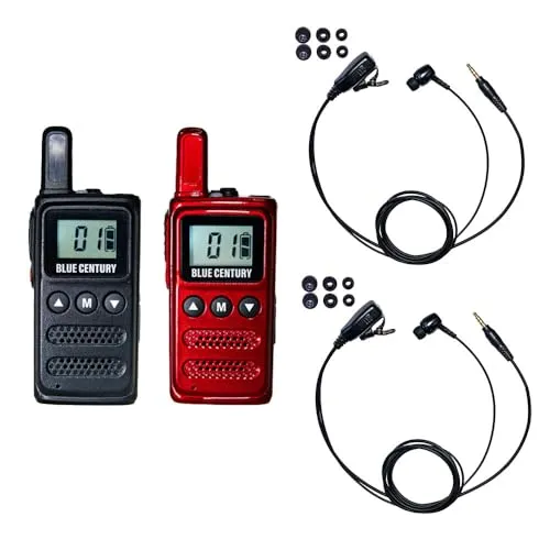 BLUE CENTURY ブルーセンチュリー 国内メーカー 超小型 特定小電力 トランシーバー BC-23 Chanty Plus MIX (シャンティ プラス ミックス) 2台セット 大型モニタ搭載 USB-C 充電器/ベルトクリップ等付属 インカム 総