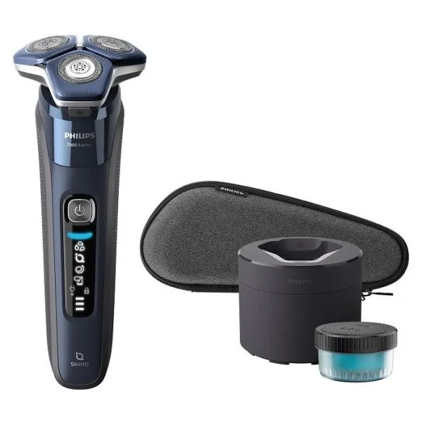 フィリップス メンズシェーバー[電気シェーバー](回転刃)(自動洗浄器付)(メタリックネイビー) Philips Shaver series 7000 S7885/ 50 返品種別A