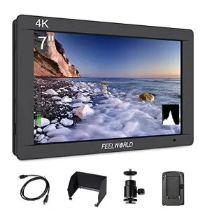 FeelworldFEELWORLDFW703カメラ&ビデオカメラ用モニター7インチIPS超薄型HD1920x12003G-SDI4KHDMI出力/入力日本語設定オンカメラフィールドモニター一眼レフディスプレイ