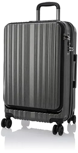 [ワイズリー] spark/FRONT OPEN（スパーク/フロントオープン） ２２インチ 約4.2㎏ 約57～63L マチ拡張型 フロントオープン 3層仕様 TSAロック ショック吸収・ストッパー機能付き双輪キャスター 軽量 大容量 多機能