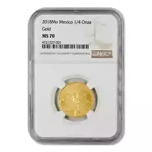 2018-Mo 1/4 オンス メキシコ ゴールド リベルタ NGC MS70