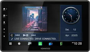 ケンウッド DMX7509XS ディスプレイオーディオ 9インチフローティングモデル Bluetooth HDMI USB WiFi ワイヤレスミラーリング AppleCarPlay AndroidAuto ステリモ対応 DMX-7509-XS