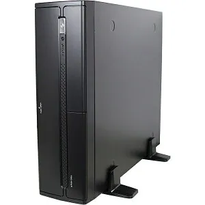 【送料無料】in win development IW-BL634B/300B2 300W 80PLUS BRONZE電源搭載 MicroATX＆ITX用 スリムタワーケース ブラックカラーモデル【在庫目安:僅少】