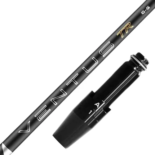 RusTick タイトリスト用互換品スリーブ付きシャフト 26 ベンタス TR ブラック 26 VENTUS TR BLACK 黒 VeloCore Plus 日本仕様(GT/TSRシリーズ ドライバー 46.0インチ) (8-X)