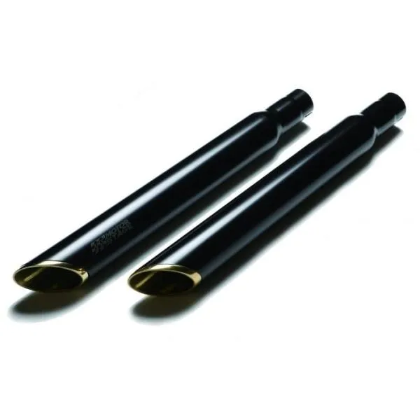 ブラスワイルド63スラッシュ:2017～22年スポーツスター/黒/エンド無し