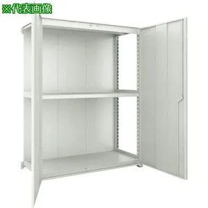 ■TRUSCO M3型棚 背板・扉付 W900XD571 3段 連結〔品番:M36363SDB〕【7726856:0】[送料別途見積り][法人・事業所限定][直送][店頭受取不可]