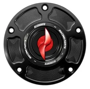 ACCOSSATO アコサット タンクキャップV4 Rsv 1000 R Factory Dream Rsv4 Aprc Sbk Racing Rr Rf 1100 Le RR Tuono V4 E5 Superpole Euro 4 APRILIA アプリリア ガソリンタンクキャップ タンク関連 外装 キャップつまみ部分カラ