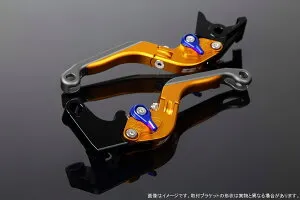 SPEEDRA スピードラ アルミビレットアジャストレバーセット 可倒延長式 CBR1000RR CBR600RR HONDA ホンダ ブレーキ・クラッチレバーセット ハンドル周辺パーツ ハンドル レバー本体カラー：マットゴ