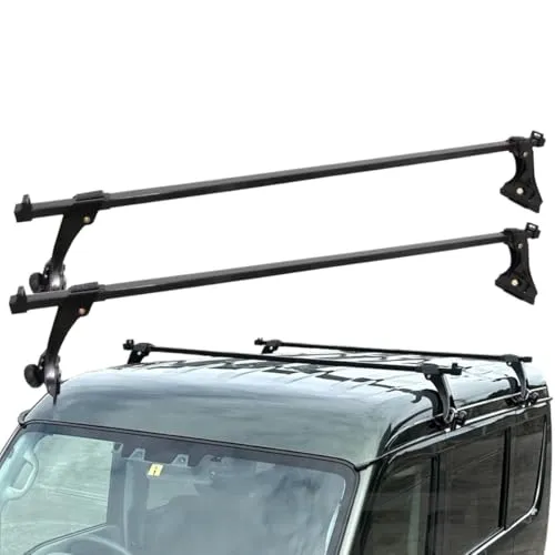 MOTOR POWER ルーフキャリア ベースキャリア セット ハイルーフ対応 取付けキット レインガーター 雨どい 固定 エブリイワゴン DA17W エブリイバン DA17V 車検対応 エブリィ エブリー 軽自動車 軽バン 軽貨物車 / 147-356_