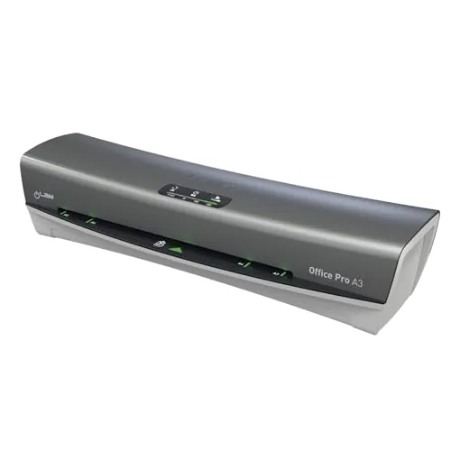 LEITZ ライツ パウチラミネーター A4/A3対応 75～150μm 4本ローラー ウォームアップ約60秒 ジャムフリー機能 iLAM Office Pro アイラムオフィスプロ A3 LLMM341OP グレー