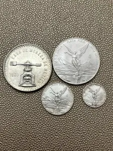 ???? (4枚セット) Mo Mexico Libertad 1 Onza .999 シルバーコイン メキシコ ??カスタムロット