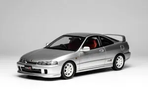 MotorHelix モーターヘリックス 1/18 ミニカー ダイキャストモデル 1995年モデル ホンダ インテグラ Honda Integra Type-R DC2 Early Version 1995 Vouge Silver Metallic シルバーメタリック