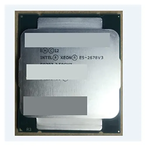 Xeon E5 2678 V3 CPU 2.5G Melayani LGA 2011-3 E5-2678V3 2678V3 SR20Z PC デスクトップ Prosesor X99 Papan Utama 2678 V3