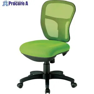 TOKIO オフィスチェア イエローグリーン CF-2M YG 1脚 ■▼146-4596 【送料都度見積】※車上渡し