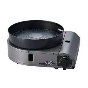 Iwataniスモークレス焼肉グリル やきまるスリム CB-SLG-3【カセットガスボンベ 付き/本体のみ】