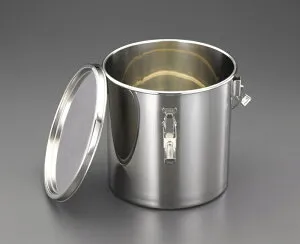 エスコ ESCO 【個人宅不可】 270x275mm/15L 密閉容器（ステンレス製） EA508SC-202 [2-1025765]