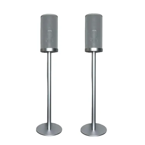 ZGOUOスピーカースタンドは、ソニーSony HT-A9 7.1.4ch高性能ホームシアターシステムに対応しています（スタンドのみ）。電源コードは隠れており、アルミ合金材料で作られています（銀色1対）