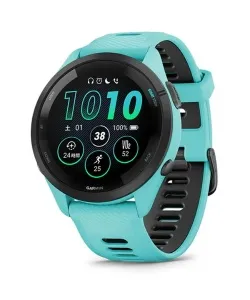 獲得ポイント513pt 10% OFF／SALE 【送料無料】ガーミン(GARMIN) ランニング 腕時計 GPS付Forerunner 265 Music010-02810-42 メンズ レディース Aqua