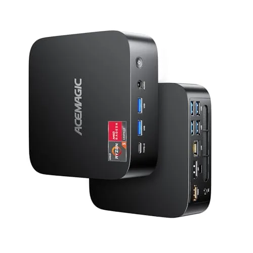 ACEMAGIC 【ミニPC K1 2026最新 AMD Ryzen 5 7430U】 32GB DDR4 512GB SSD増設可 mini pc ryzen6コア/12スレッド 4.3GHz ミニパソコン Windows 11 Pro フル機能Type