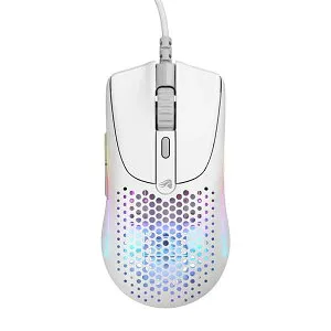 Glorious Model O 2 Mini - Matte White 「BAMF 2.0」光学式センサーを採用したマウス マットホワイト｜GLO-MS-OMV2-MW