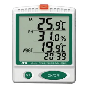 A&D 温湿度SDデータロガー AD-5696