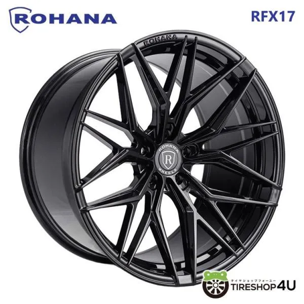 ROHANA RFX17 20x9.0J 5/120 +20 グロスブラック 新品ホイール1本価格 【代引き不可】