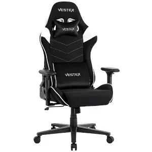 ルームワークス｜ROOMWORKS ゲーミングチェア [W720xD720xH1205～1275mm] VESTEX S2シリーズ(フットレストなし) ホワイト VES-S2WH