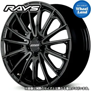 【ホイールのみ単品4本セット】アルファード 40系/ヴェルファイア 40系/レクサス LM(10系)レイズ ベルサス RS ヴォウジェ SE グロッシーブラック（BXZ） 7.0J-17 インセット40 5穴 PCD120 17インチホイ