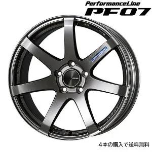 ENKEI PF07 [1本] 送料無料 17X9.0J+38 5 114.3 ダークシルバー