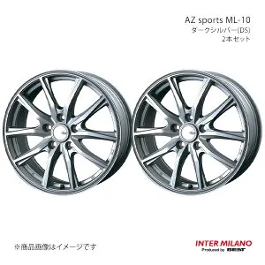 INTER MILANO インターミラノ CLAIRE GZ10 ホイール 2本セット レヴォーグ VM4/VMG 2017/8～2020/10【18×7.5J 5-114.3 INSET53 グロスブラック】