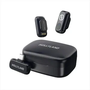 Hollyland LARK A1 Duo (Space Gray, with USB-C RX + Charging Case)