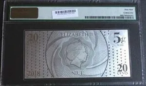 2018年ディズニー戌年早期リリース 0.999 シルバー PMG グレード69 極上宝石