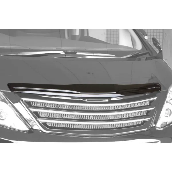 M'z SPEED フードトップモール ブラック (202) FRP アルファードハイブリッド ATH20W H23.11～H26.12 SR MC後 グレースライン 3022