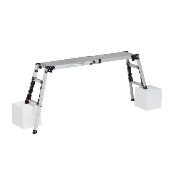 【法人限定】DXP-S86A 四脚アジャスト式足場台(スライド) ピカ